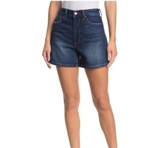 Joe’s Jeans Vintage Easy Denim Shorts Size 25 NWT High Rise Dark Wash $128